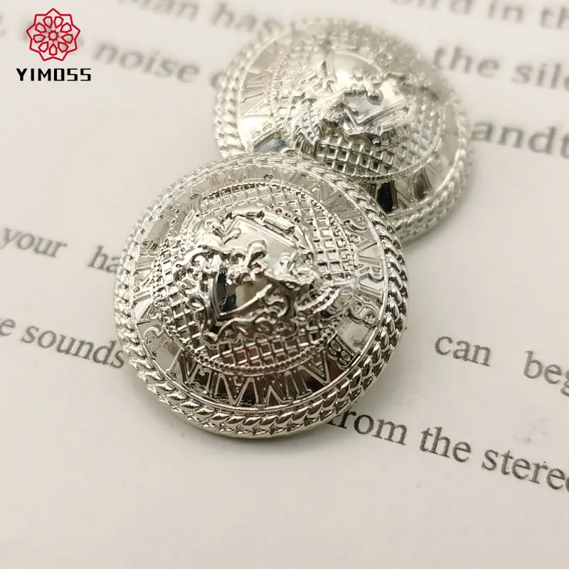Designer-Knöpfe für Damen, Marke Luxus, DIY-Bastelbedarf, handgefertigte Kleidungsstück, Mantelknöpfe, Nähzubehör, neu, 6 Stück, 18/20/25 mm – Detail 2
