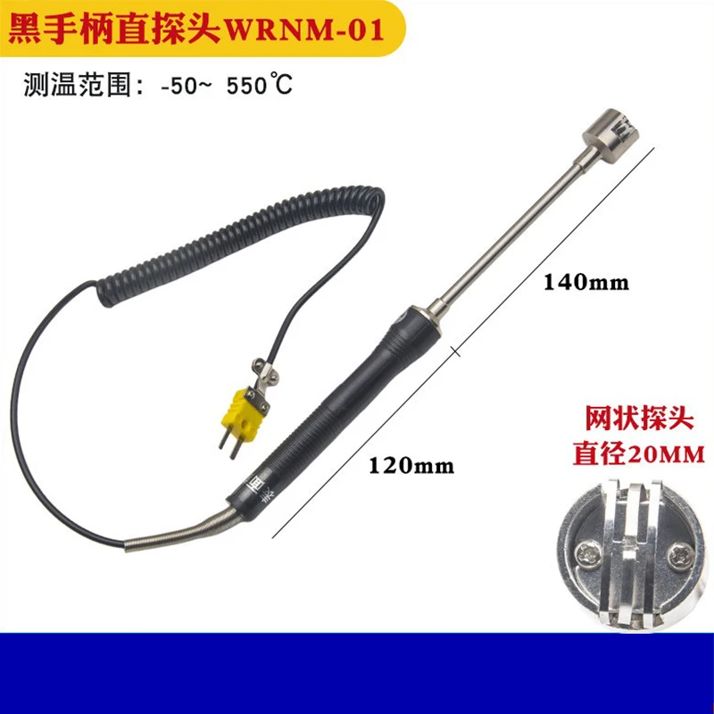 � K-Typ Handheld-Oberflächen-Thermoelement-Sonde Hochtemperatur-Thermoelement-Temperatursensor Thermoelement WRNM-020 WRNM-038 WRNM-39 – Detail 10