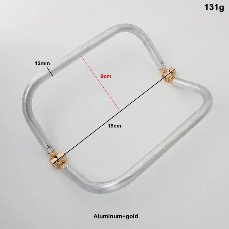 Purse frame aluminum metal tube clutch bag frame DIY Raffia handbag accessories parts