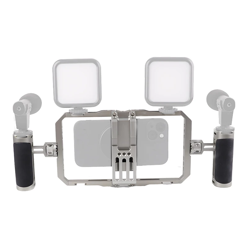 New product launch, processing aluminum alloy mobile phone frame camera cage photography accessories