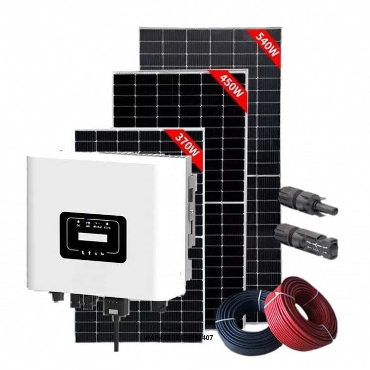 Complete Set 12kw 13kw 14kw 5 kw 25kw 30 kw Complete Kit 7kw Eu Stock Ups Solar Panel on Grid Solar System 30kw for Home