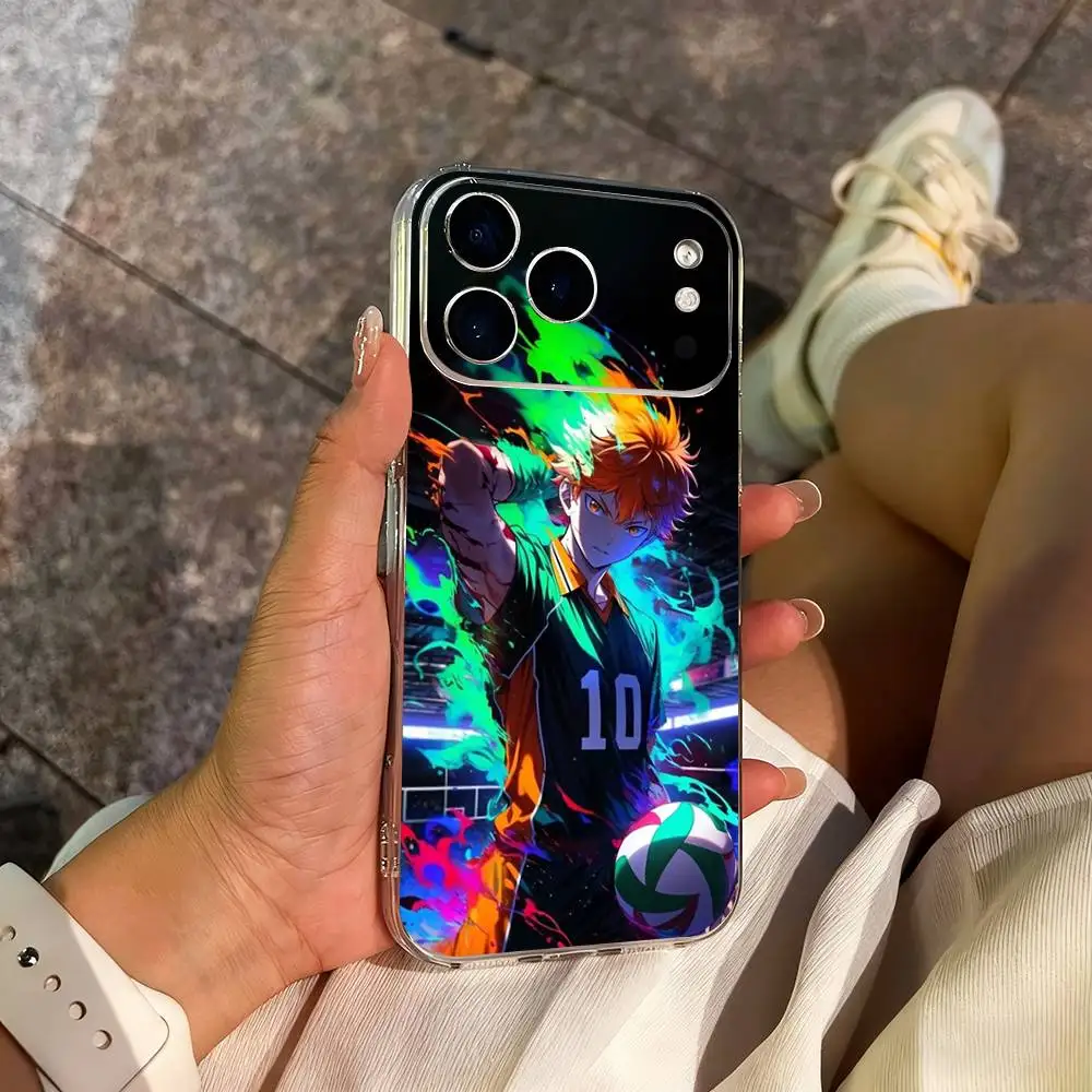 حافظة هاتف رائعة H-Haikyuus K-Karasuno لهاتف iPhone 14,13,12,11,17,16,15,Pro,Max,Plus,X,XS,XR,SE,غطاء ناعم شفاف صغير #6