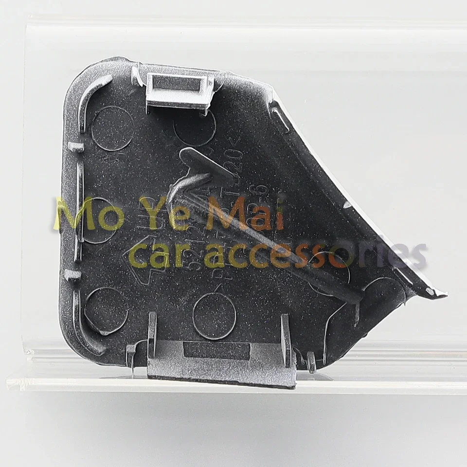 Gancho de remolque de 2 piezas, tapa de cubierta de ojo para Toyota Highlander Kluger 2012 2013 2014, gancho de remolque de parachoques delantero automático, embellecedor de tapa de remolque