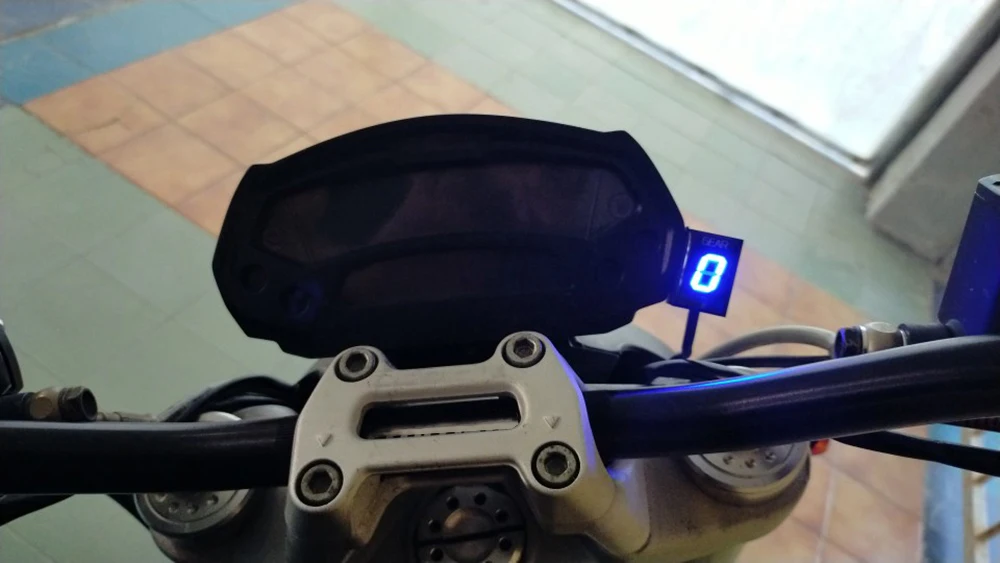 Motorrad-Ganganzeige für Ducati Scrambler 400 800 1000 1100 Desmosedici RR Streetfighter Street Fighter Supersport – Detail 6