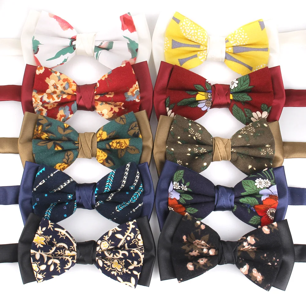 

New Men Bowtie Casual Floral Bow tie For Men Women Bow knot Adult Wedding Bow Ties Cravats Party Suits Bow ties