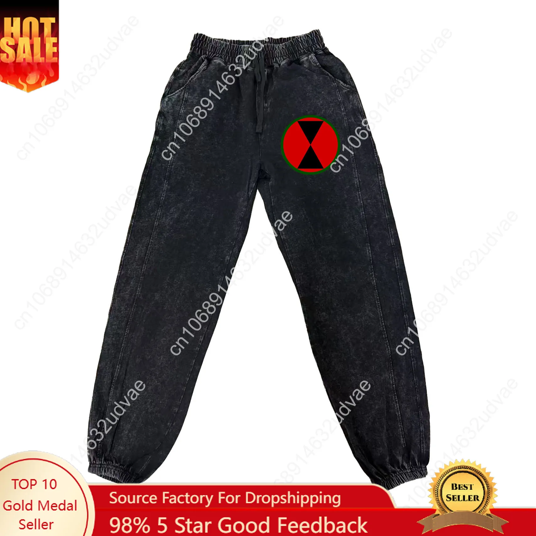 

7th Infantry Division Pants Man Woman Teenager Retro Vintage Trousers Cotton Elastic Sweatpants Customized Pant with Pocket