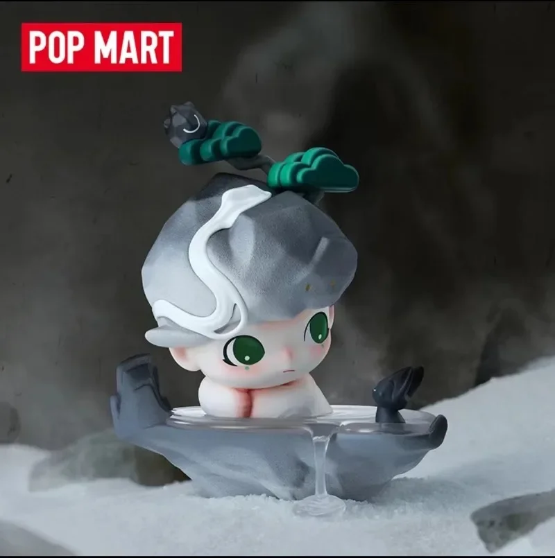 

Оригинальные фигурки POPMART Dimoo One Cup of Wind and Moon, слепая коробка Kawaii, аниме, экшн-сюрприз, подарки на складе