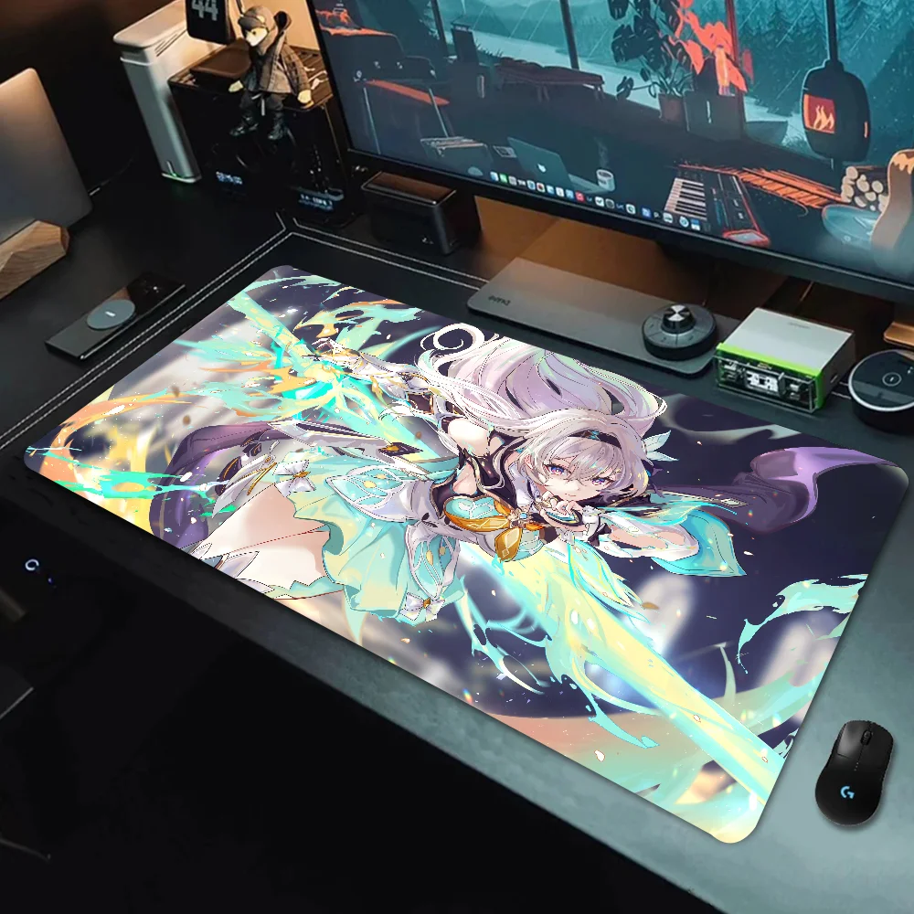 Tappetino per Mouse di vendita caldo Honkai Star Rail Firefly Game Mouse pad Gaming Mouse pad grande tappetino Deak regalo per ragazzi per