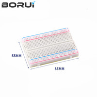 8.5x5.5cm 400 Tie Points Solderless PCB Breadboard Mini Universal Test Protoboard DIY Bread Board for Bus Test Circuit Board