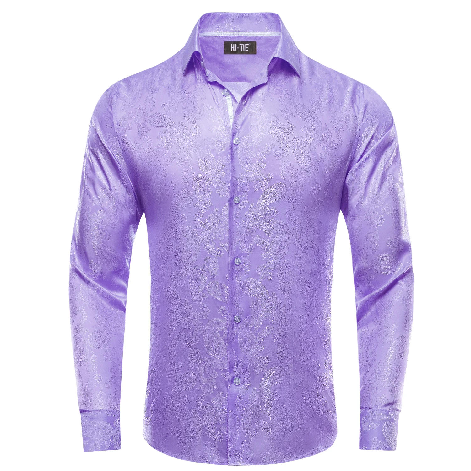 

Men's fashionable business shirt with geometric pattern design, breathable, wear-resistant, and wrinkle-resistant.