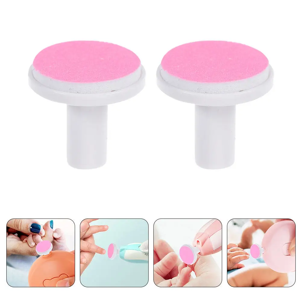 24Pcs Adult Electric Nail Grinder Replacement Heads Fast Sandpaper Plastic Grinding Pads Nail Trimming Tool