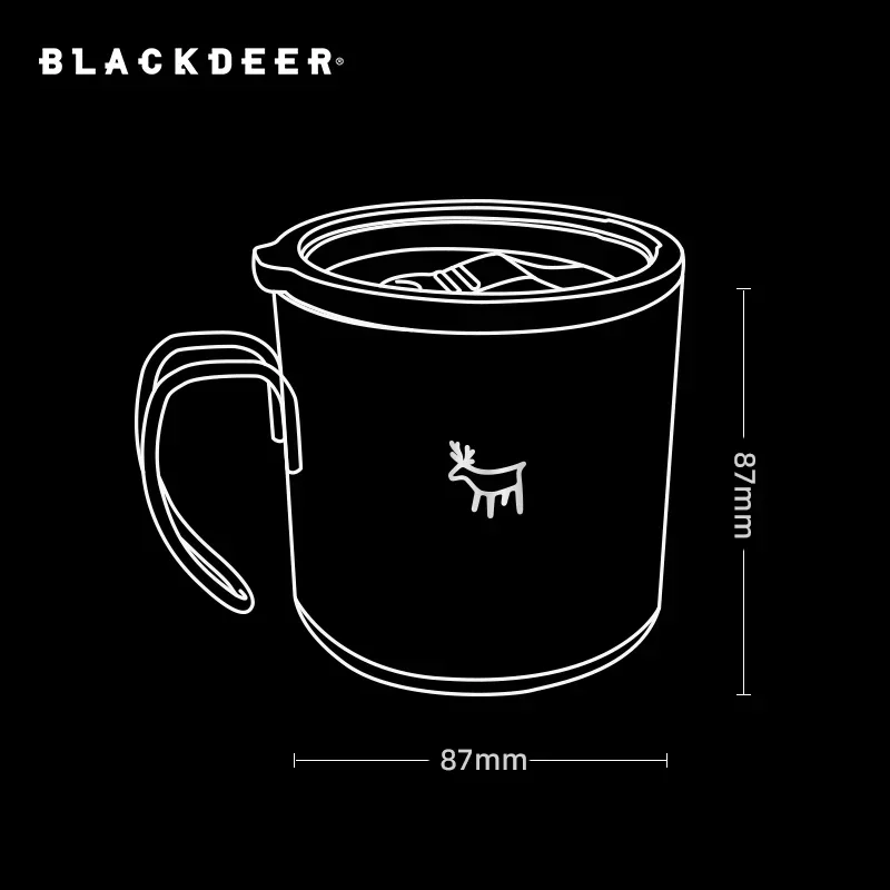 Black-deer 3 Colors Mug 330ML Student Milk Coffee Cup with Handle Retro Imitation Enamel Mugs Office Home Funny Water Cups