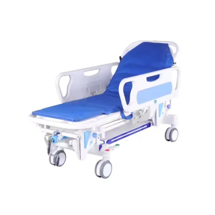 Hospital Medical ABS Emergency Transport Stretcher Patient Transfer Trolley Bed