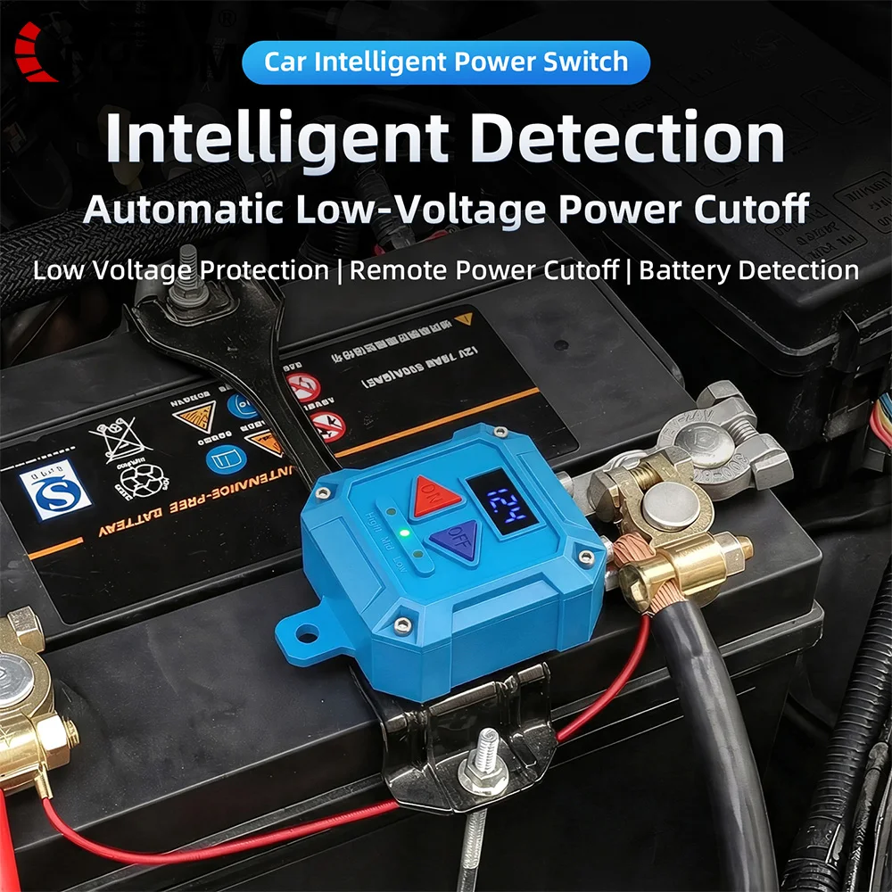 12V/24V Switch Remote Battery Disconnect Switch For Car RV Truck Boat Anti-Theft High-current On/Off Applications In Automobiles