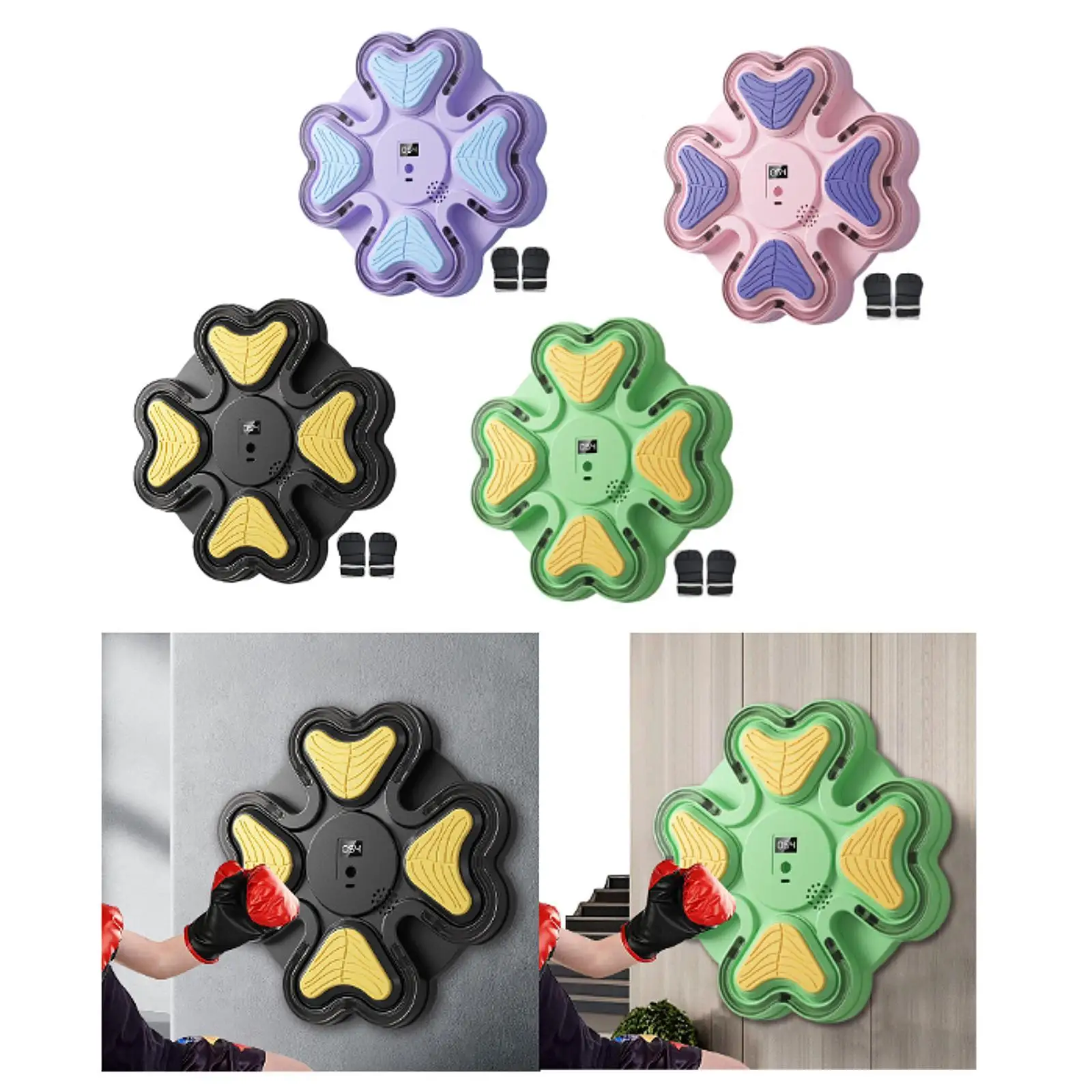 معدات هدف الملاكمة المدمجة بالموسيقى للأطفال لبناء المهارات