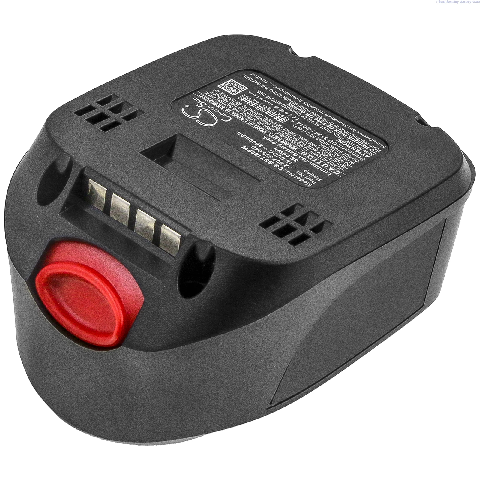 Bateria Cameron Sino 18.0V 2000mAh para Bosch UNEO MAXXH, PSB18LI-2, PSB18LI-2H, PSM18LI, PSR18LI-2, PSR18LI-2H, PST18LI, CityMower 18