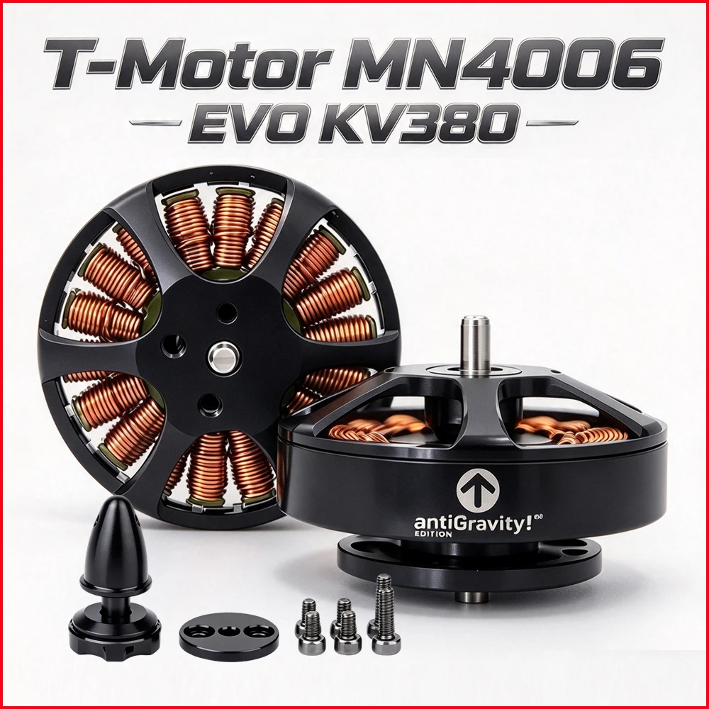 2pcs/pack T-Motor Antigravity MN4006 EVO KV380 6S 4mm Shaft Brushless Motor