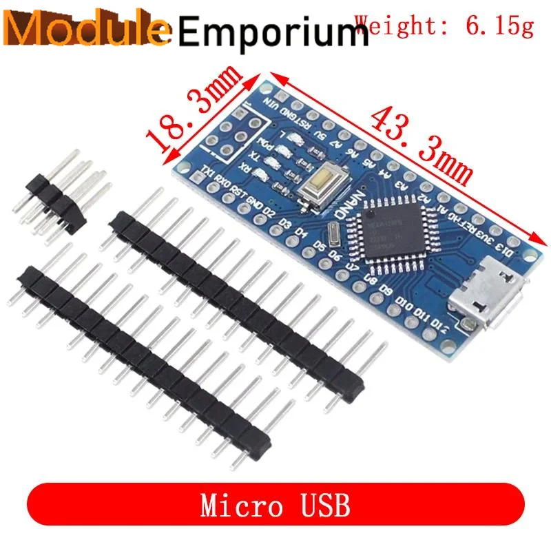 Mini / Type-C / Micro USB Nano 3.0 With the bootloader compatible Nano controller for arduino CH340 USB driver 16Mhz ATMEGA328P