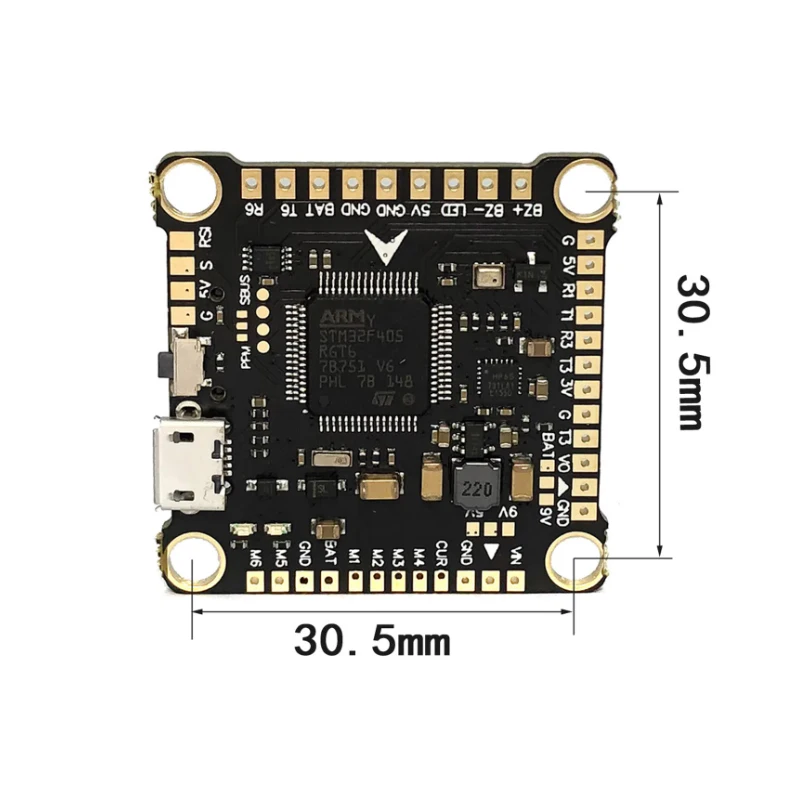 F4 V3S PLUS FC Flight Controller Board Built-in Barometer OSD with Brushless ESC Stack/Power for RC 210 230 250MM RC Drone