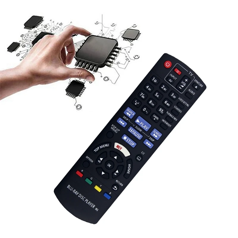 يوميا N2QAYB 001167   تم استبدال جهاز التحكم عن بعد لمشغل Blu-Ray Panasonic 4K DMP-UB200