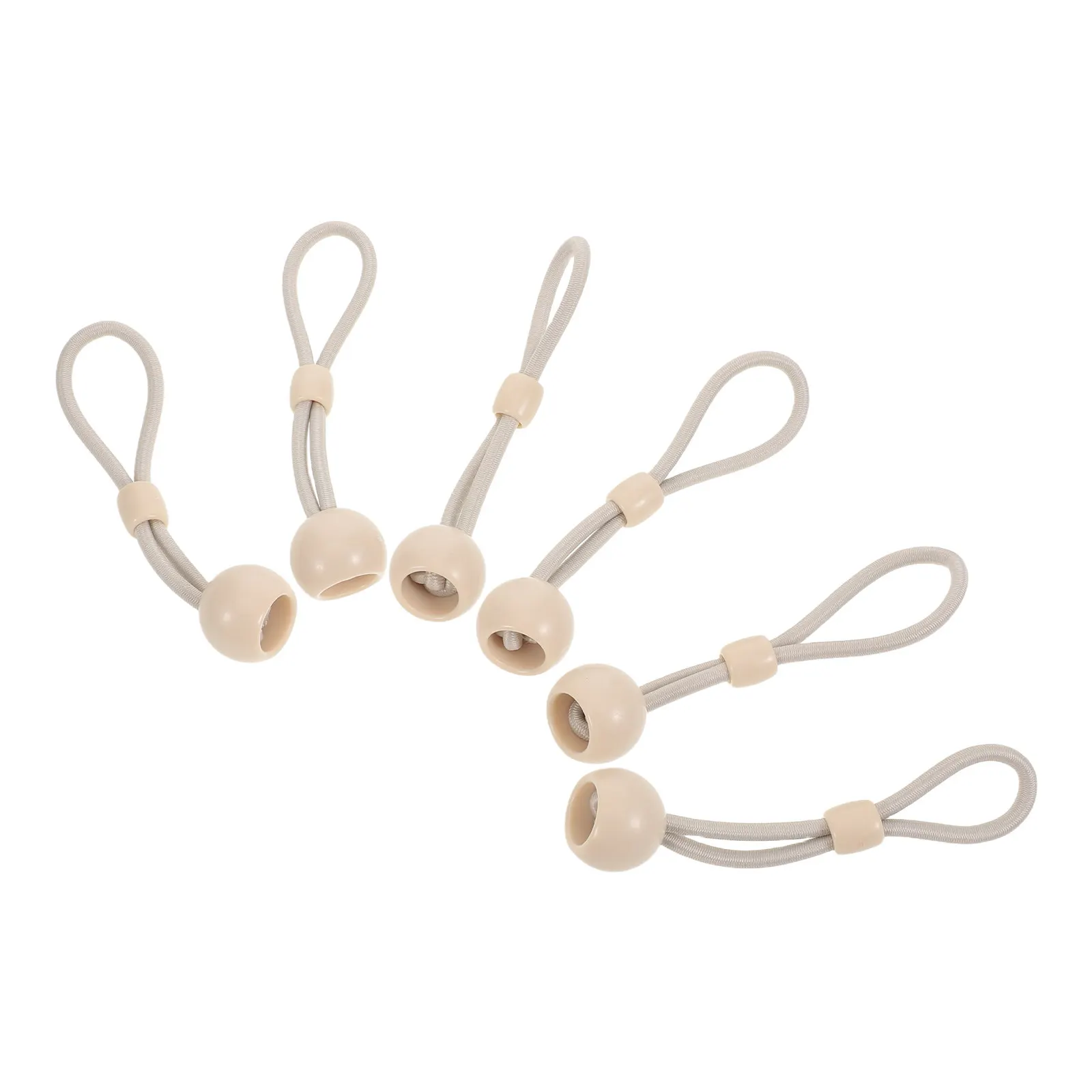 

6Pcs Curtain Rope Lock Bundle Spring Retraction Bungee Cords for Outdoor Roller Blinds Shade Replacement Parts Weatherproof Tie