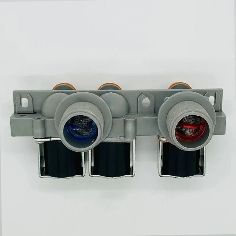 334900220306 Washing Machine Water Inlet Solenoid Valve 2 in 3 Out Replace Spare Accessory