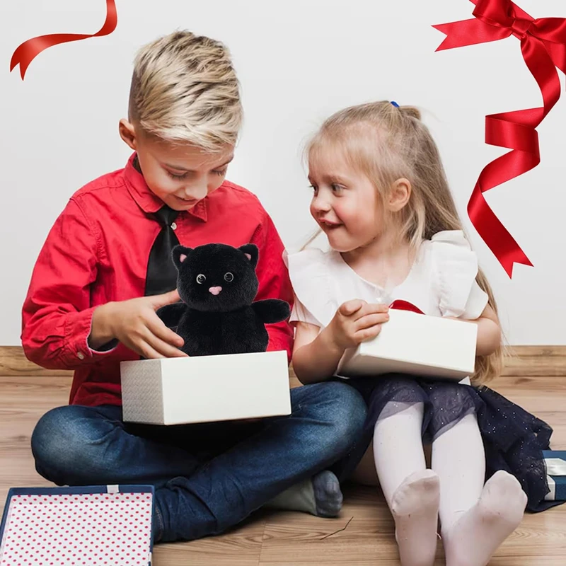 23/40CM Kawaii piccolo peluche gatto bambola cartone animato farcito adorabile animale cuscino morbido cartone animato regalo di natale per bambini