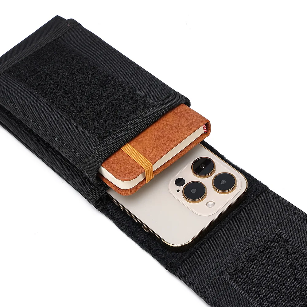 مزدوج مول الليزر الهاتف الخليوي الحقيبة التكتيكية حزام EDC حامل الأكياس الخصر الملحقات حقيبة التخييم في الهواء الطلق الهاتف المحمول حقيبة ظهر #5