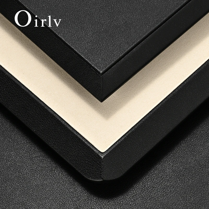 Oirlv high-quality jewelry tray with Pu leather edges and velvet interior, an eco-friendly and odorless jewelry organizer
