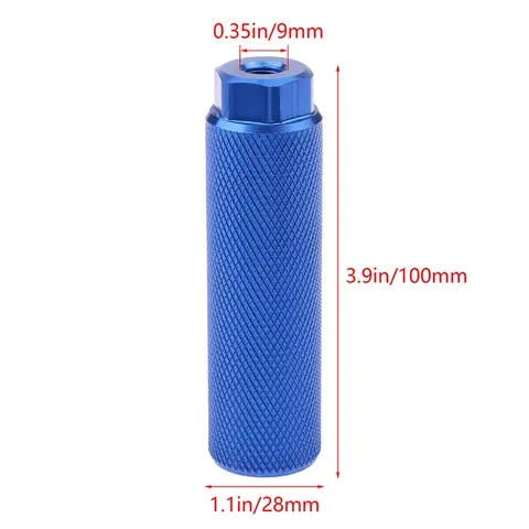 1 st legering fotstuntpeg för BMX-cykel passar 3 8 tums axlar cykelpinnar halkfria ledde vilopinnar cykeltillbehör 6 best sales BMX-gammaldags - №3