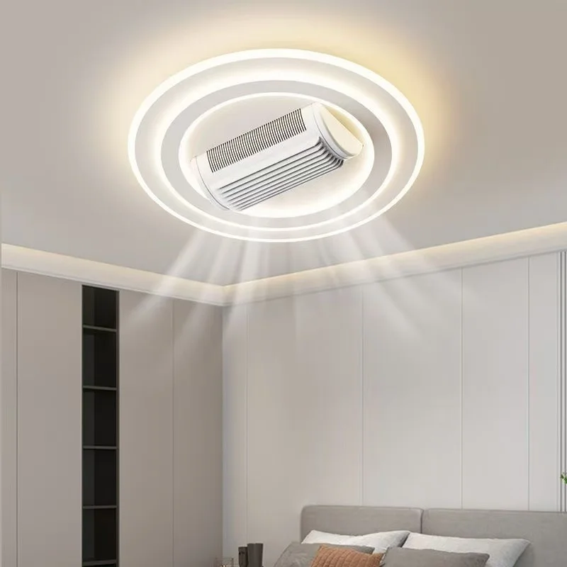 

Silent bladeless fan lamp main living room light 2025 new style invisible ceiling lamp modern and simple
