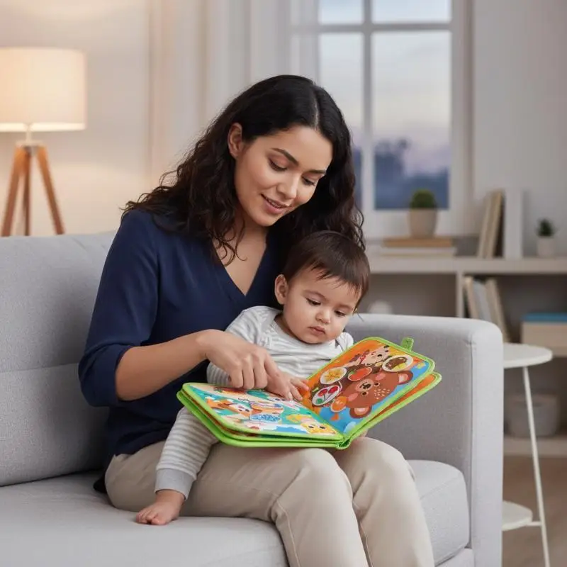 Kids Cognitive Learning Enhancement Unbreakable Felt Books DIY Farm Tales Toy Felt Fabric Book Busy Books
