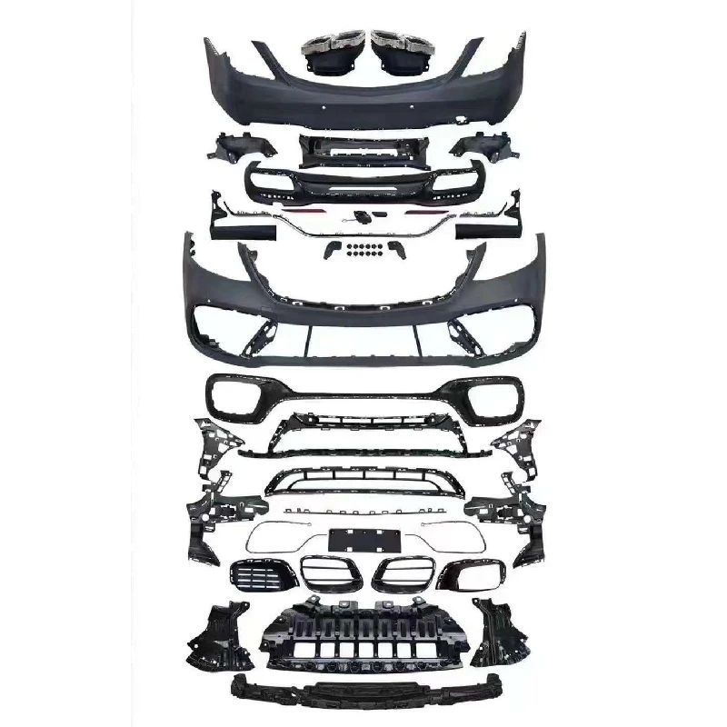 

S-Class W222 Modified S63 S450 Front Grille S65 Body Kit Aftermarket Auto Parts for Luxury Sedan Car Modification