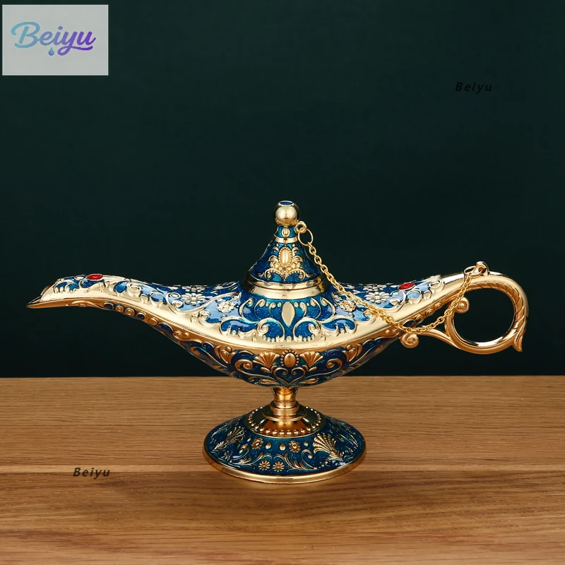 Search banner magic lamp home retro South East Asia handicrafts light luxury creative study wishing lamp Russian ornament