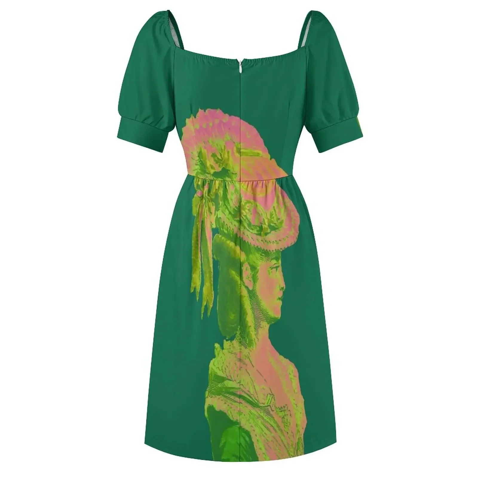 Don't Touch My Hair II Green Sleeveless Dress dresses summer women evening dress Dance dresses Dress