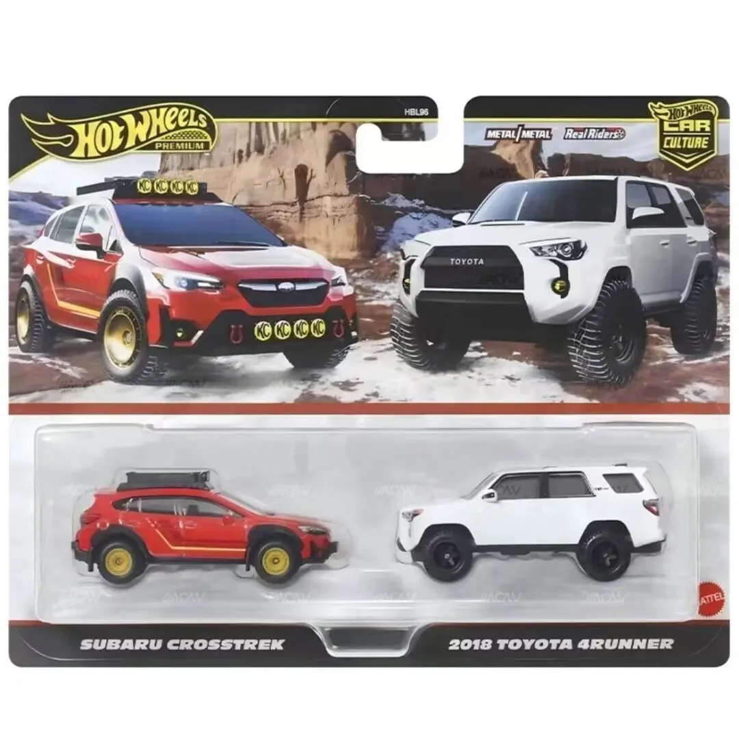 Hot Wheels Car 2018 Toyota 4Runner & Subaru Crosstrek 1/64 Metal Die-cast Model Toy HBL96