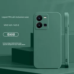 Fashionable Silicone TPU Case For VIVO V25 V25E Camera All-inclusive Protection Cover For VIVO Y22 S Y35 Y77 Y02S Cases Funda
