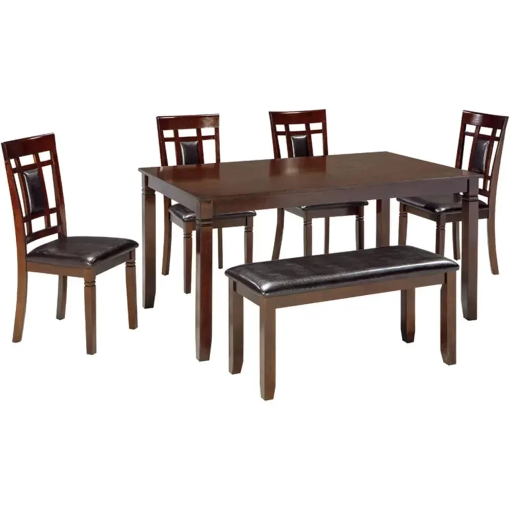 

Dining Room Set, Includes Table, 4 18" Chairs & Bench