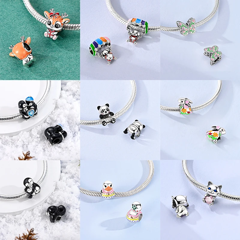 Hot Travel Airplane Camera Charms 2026 Suitcase Love Travel Life Bead 925 Sterling Silver Fit Bangle Bracelet Necklace Jewelry view 4