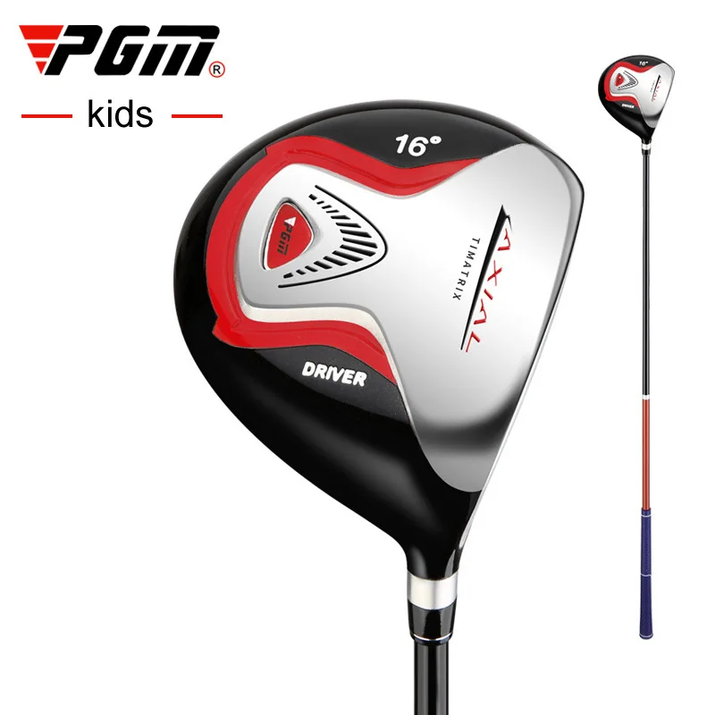 PGM Kids Golf Clubs Set chłopcy początkujący trening golfowy drewno żelazna huśtawka miotacz z torbą dzieci w wieku 3-12 lat JRTG003