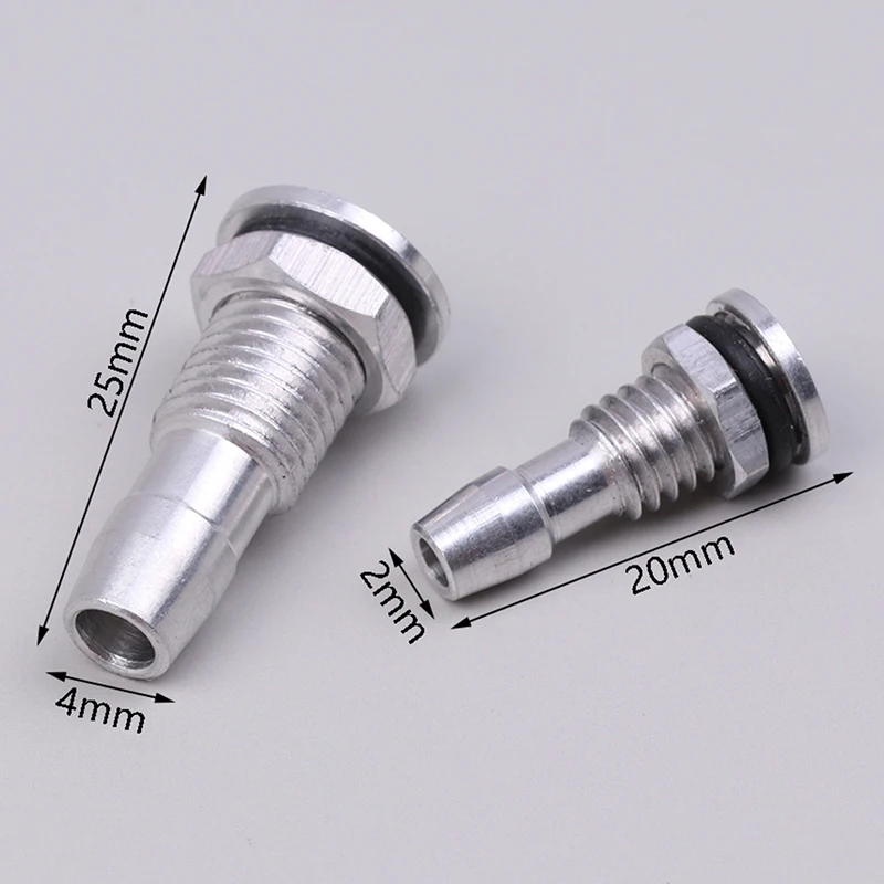 2PCS New Aluminum Alloy Water Outlets Thread With O-ring Screws For RC Boat M6/M8
