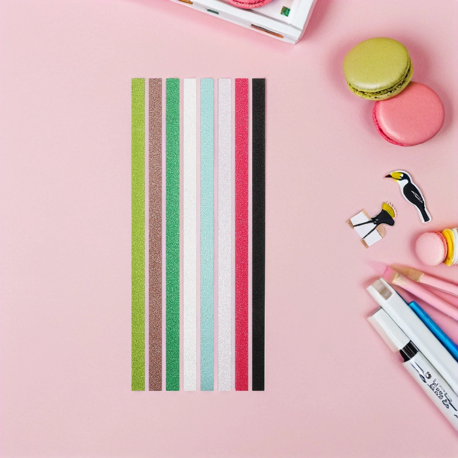 320 fogli artigianali lucidi con glitter arcobaleno in carta pieghevole a stella per progetti origami fai-da-te che si illuminano al buio Divertimento in carta