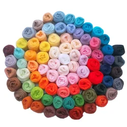 100g Wool Roving Yarn Wool Fibre for Needle Felting Wet Felting Wool Felting Handmade Spinning DIY Craft Materials