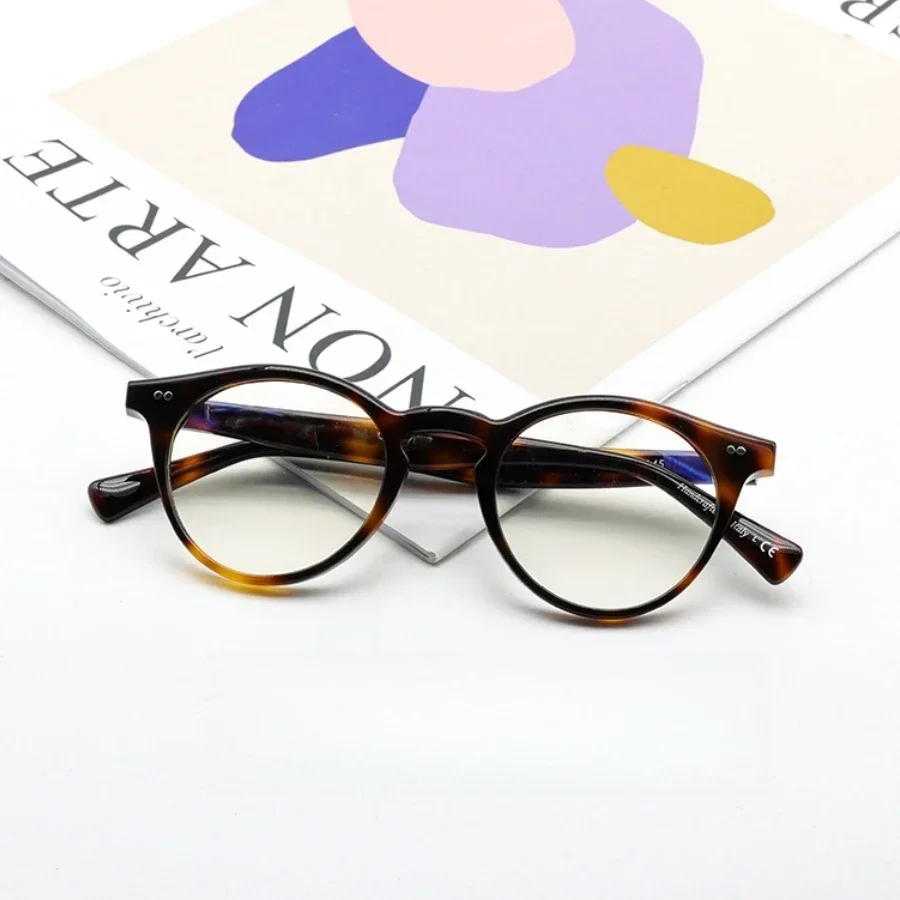 Tortoise Romare Retro Vintage Eyeglasses OV5459U Round Myopia Prescription Glasses Women Optical Brand Glasses Frame Eyewear