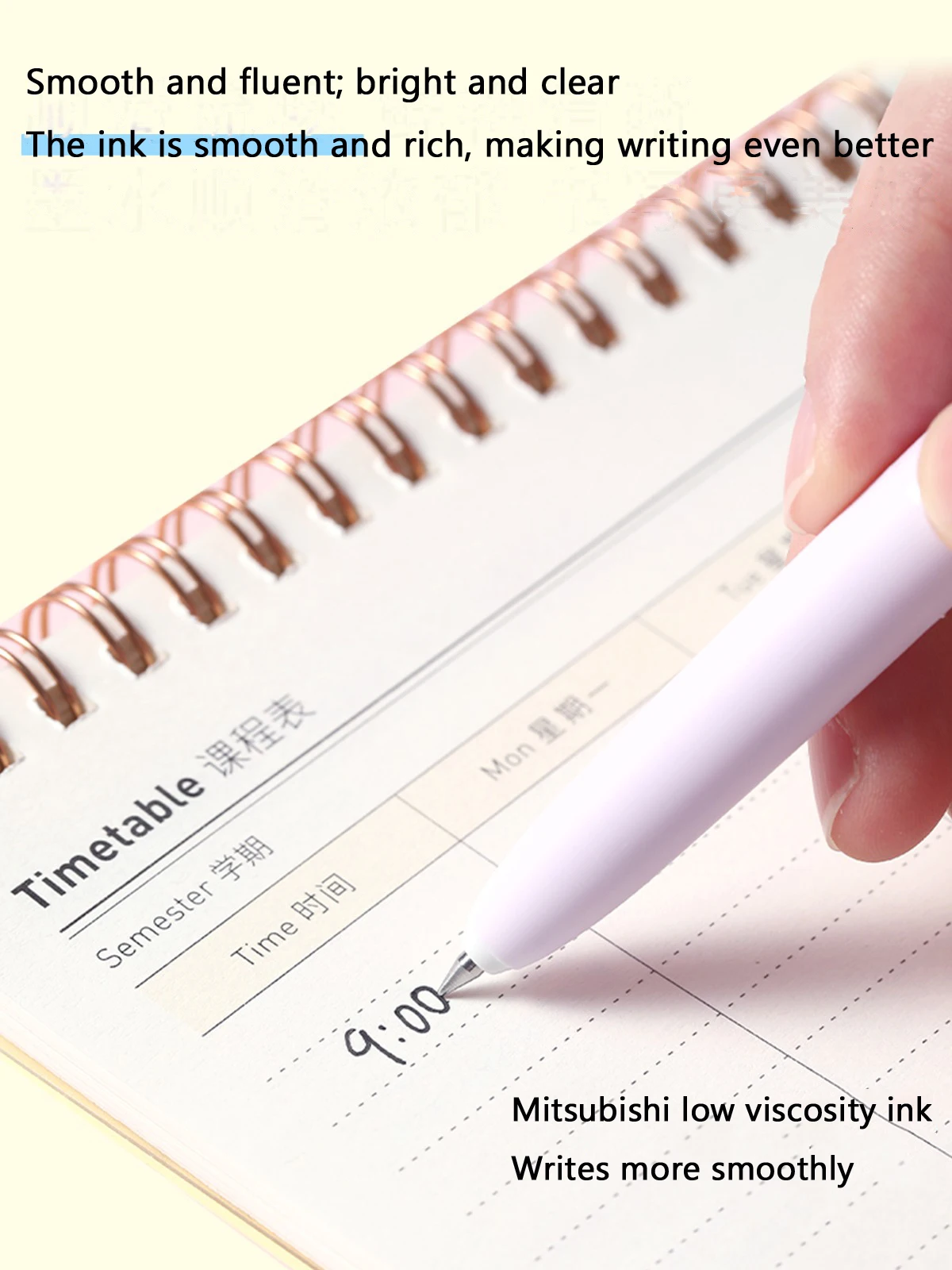 قلم جل معكرون Uni UMN-155NC Signo 0.5 أسود ناعم للكتابة/مقاوم للماء/توقيع سريع الجفاف Stylo مكتب المدرسة اليابانية القرطاسية