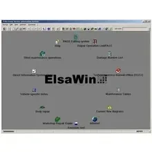 2024 Hot Sale E T/ K 8.5 Software up to 2024 Group Vehicles Electronic Parts Catalogue ELSAWIN 6.0 for A-udi for V-W 25gb HDD