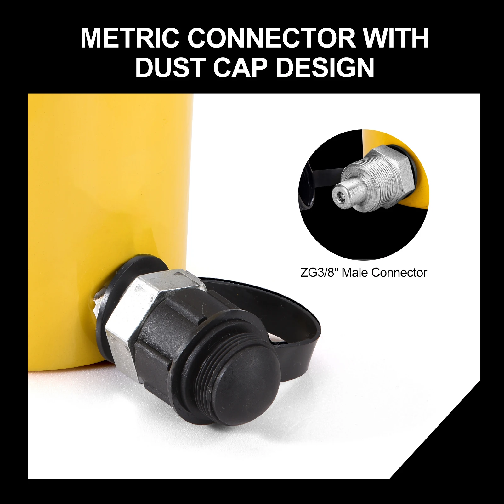 แม่แรงไฮดรอลิก 20 ตัน แม่แรงไฮดรอลิกขนาดเล็กพร้อมปั๊มมือ 180 |   แม่แรงยกอุตสาหกรรม