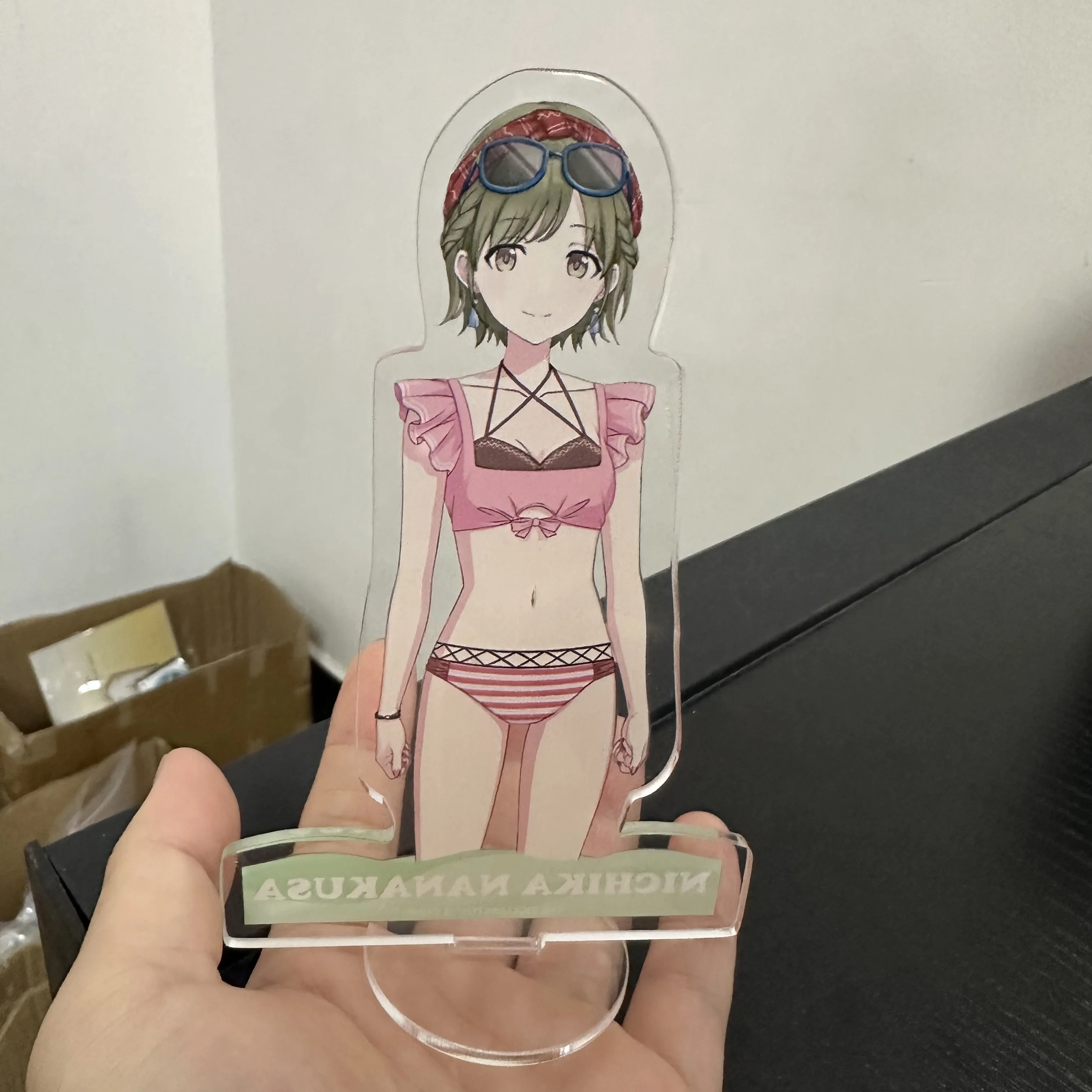 Shinymas Anime Figures Sakuragi Mano Kazano Hiori Hachimiya Meguru Cosplay Acrylic Stand Model Plate Desk Decor Standing Sign