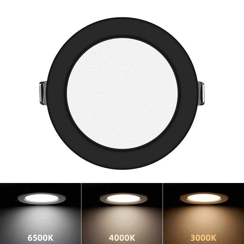 LED Downlight 7W Recessed Round LED Ceiling Lamp AC220V Panel Lights Indoor Lighting Warm/Cold White/Neutral