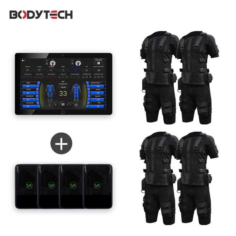 Electrical Muscle Stimulation Suit for Fitness Studio